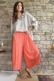  Jo Jo Quirky Hopsack Crop Pant Watermelon